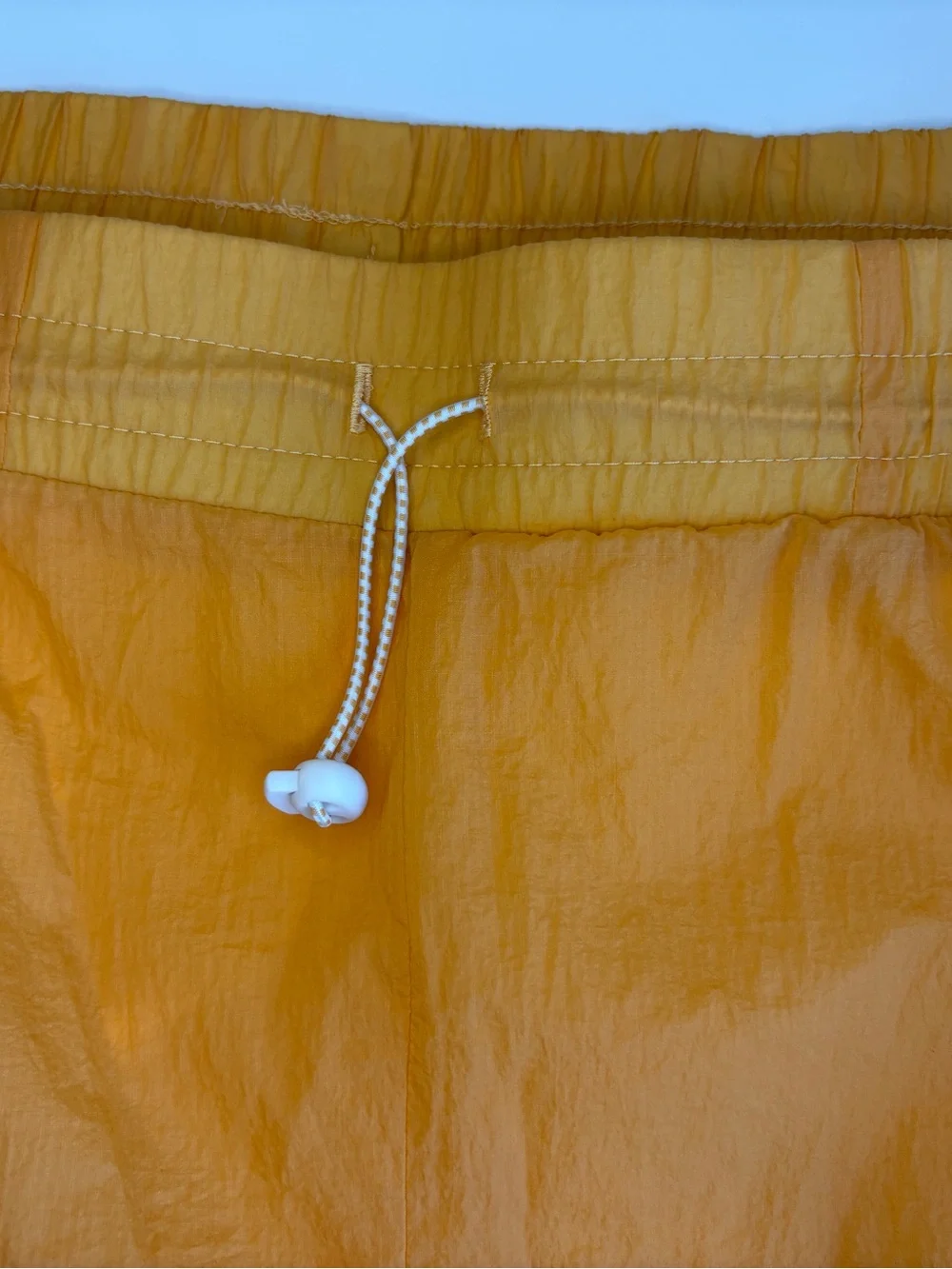 Gymshark Women’s Orange and White Athletic Shorts - Picture 4 of 11